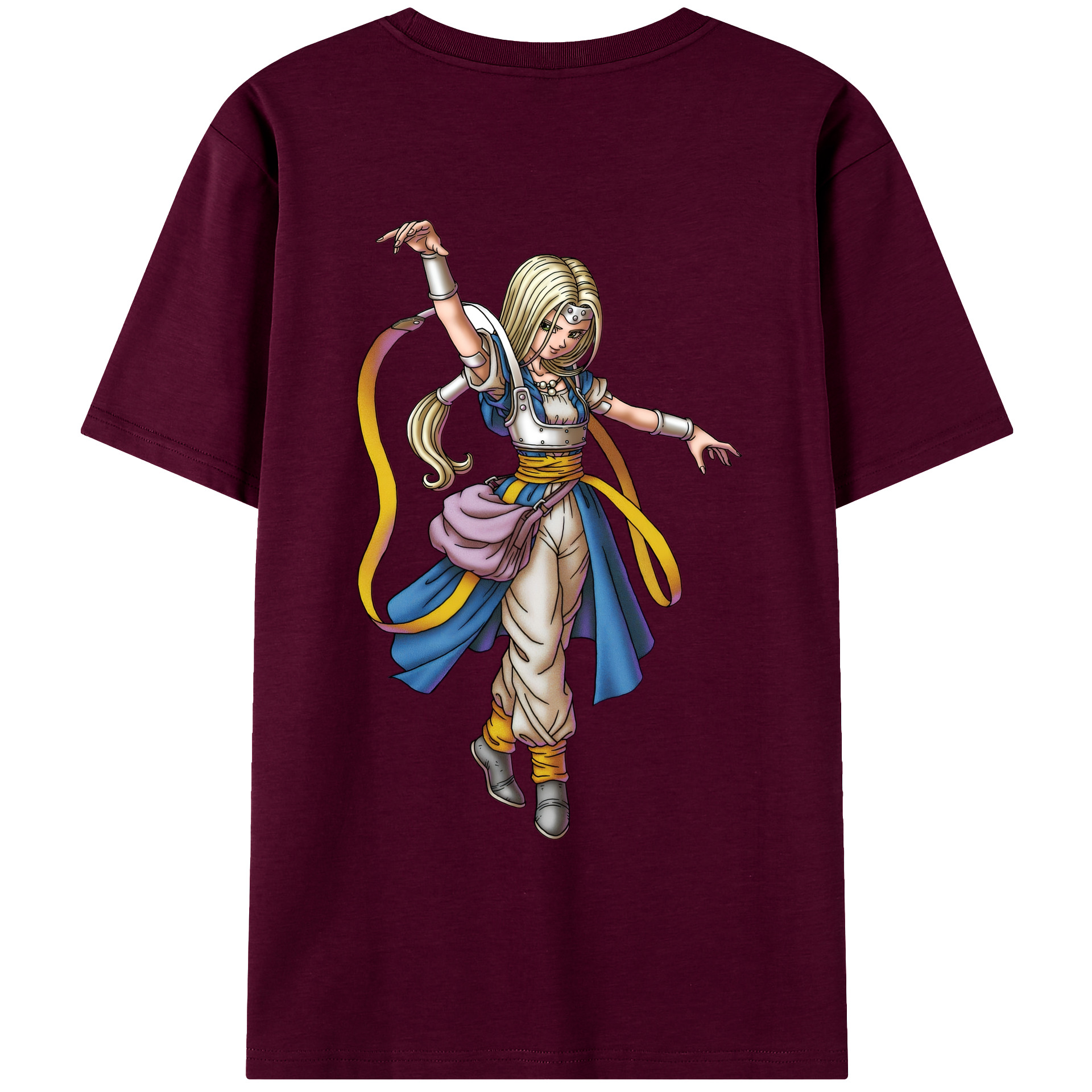 （画像用） ドラゴンクエスト Doragon Kuesuto Dragon Quest レディース半袖Tシャツ(バックプリント)